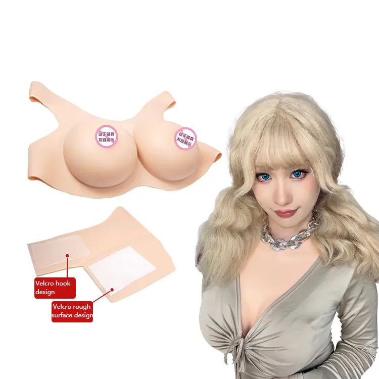Wholesale Beautiful Dress False Breasts Natural Looks Silicone Boob Breast Form In Many Shapes And Sizes