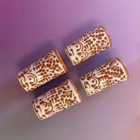 Verre à shot en céramique mexicaine Talavera, création originale, fabrication artisanale, personnalisé, pour tequila, caballito, 2 oz, gravé, pour cocktails, OEM ODM
