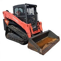 Chargeuse sur pneus Kubota SVL97-2 d'occasion, équipement de construction pour travaux lourds