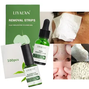 Wholesale Private Label Skin Care Set Tea Tree Extract Nose Face Remove Blackhead Serum