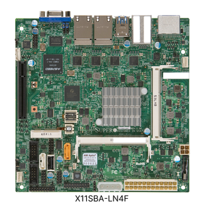 เมนบอร์ดเซิร์ฟเวอร์ MBD-X11SBA-F/LN4F ขนาด Mini-ITX พร้อมซ็อกเก็ตเดี่ยว FCBGA-1170 รองรับ DDR3 จัดส่งรวดเร็ว ราคาดี รุ่น Mini-ITX S - Product Image 2