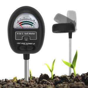 De Vier-In-Één Bodemtestkit Bodemsensor (Het Meten Van Vochtigheid, Licht, Voedingsstoffen En Ph-Waarde) Vereist Geen Batterijen. - Product Image 1