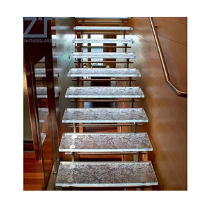 Hotel Gebruikt building gehard glas panel trappen