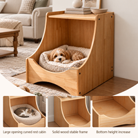 Table basse moderne compacte pour chat avec canapé intégré, table d'appoint d'angle et table de chevet pour petits appartements