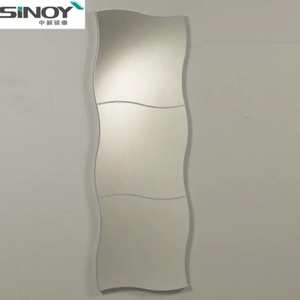 กระจกเงาขายส่งราคาโรงงานสำหรับตลาด DIY: กระจกเงาติดผนังรูปตัว S แบบคลื่นทันสมัยสำหรับห้องรับประทานอาหาร - Product Image 3