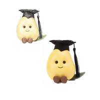 Peluche mangue amusante, jouets en peluche en forme de fruits, jouets doux de dessin animé, broderie personnalisée, impression de logo, vente en gros, usine OEM