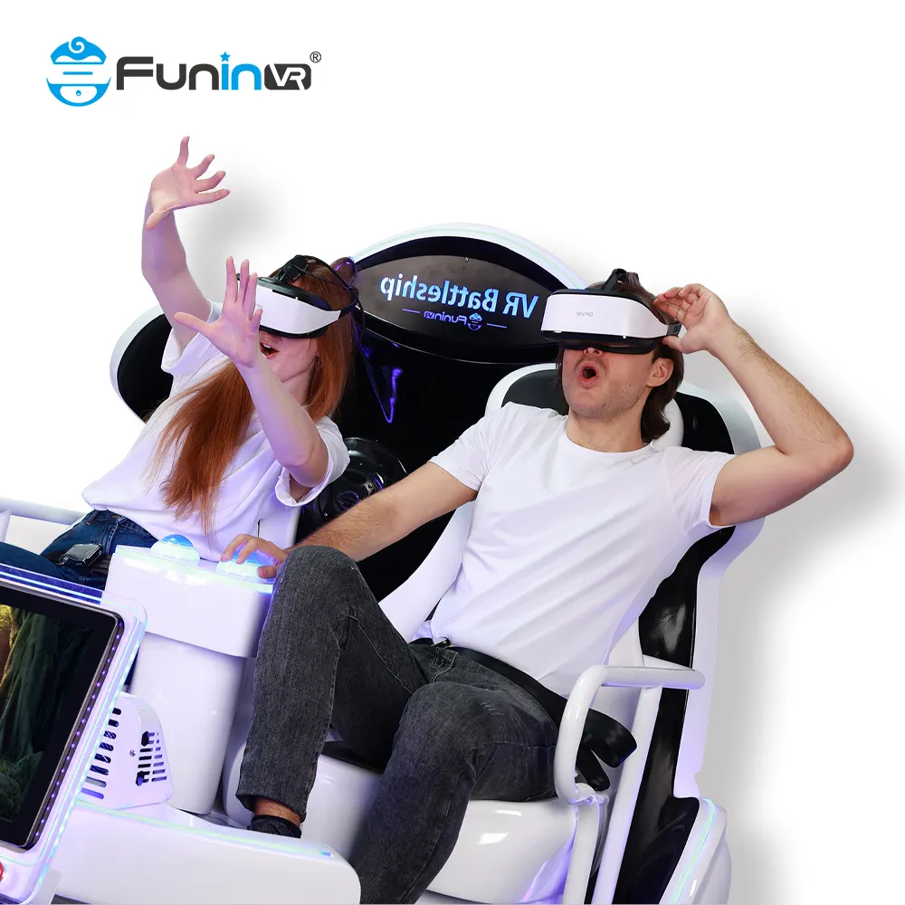 FuninVR Vr Roller Coaster Egg Chair Gaming Machine produit simulateur 9d VR Egg Cinema Truck