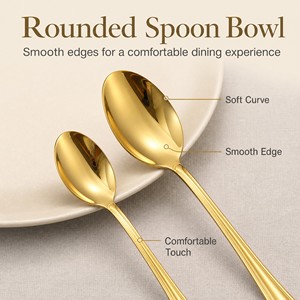 Classic Bulk 18/10 Stainless Steel Western Cutlery <b>Set</b> Mirror Polish Wedding Cutlery Flatware Dishwasher Safe for Restaurant - Product Image 5