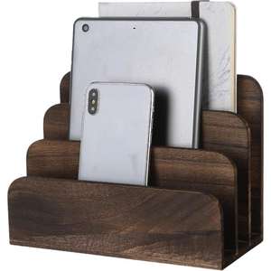 Soporte de Madera de Pino para Tablet, Estilo Moderno, Ecológico, Soporte para Libros, Forma Rectangular, para Escritorio - Product Image 6