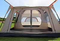 Grande tente familiale de luxe européenne personnalisée pour 5 à 8 personnes Tentes cabine familiale pour 12 personnes pour le camping en plein air