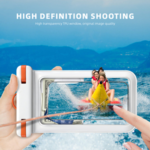 <span class=keywords><strong>Pochette</strong></span> double en PVC personnalisée, 7,2 pouces, étanche, pour téléphone portable, étui universel pour téléphone portable, étanche pour la natation, la plongée, la plage - Product Image 3