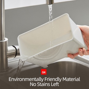 Cubo de Basura Colgante para Cocina con Tapa, Contenedor de Compost para Interiores, Cubo de Basura Montado en la Pared del Armario - Product Image 2
