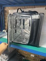 Pantalla de mochila LCD de 18,5 pulgadas, reproductor de publicidad Android, cartelera para caminar humano al aire libre para llevar, entrega para llevar