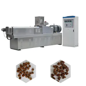dog food complete production line with dry pet feed processing machinery