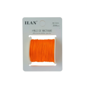 Filo per Macramè ILAN 1mm Arancione Circa 20M per Lavori Artigianali - Product Image 2