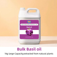 Aceite Esencial de Albahaca 100% Puro, Ingredientes Naturales, Destilado al Vapor, Aroma Floral Dulce, Aromaterapia, Cuidado de la Piel, Uso en Cabello y Cuerpo