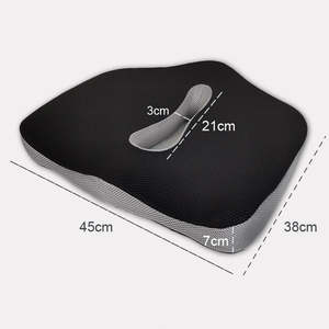 <span class=keywords><strong>Coussin</strong></span> <span class=keywords><strong>de</strong></span> siège orthopédique en mousse à mémoire <span class=keywords><strong>de</strong></span> forme pour la <span class=keywords><strong>grossesse</strong></span>, antidérapant, pour chaise, banc et siège <span class=keywords><strong>de</strong></span> voiture, pour soulager les douleurs dorsales - Product Image 3