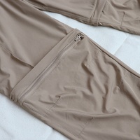 Celana Cargo Outdoor Custom Logo, Dapat Diubah Menjadi Celana Pendek, Pria, Cepat Kering, Bahan Nylon, Untuk Hiking, Camping, Memancing, Multi Kantong