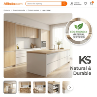 Hochkapazitive Eckkarussellschränke für Modulare Küchenaufbewahrung Küchenmöbel, Inklusive Kostenlosem Design-Service