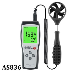 Anémomètre numérique AS836 pour la <span class=keywords><strong>mesure</strong></span> <span class=keywords><strong>de</strong></span> la <span class=keywords><strong>vitesse</strong></span> du vent et <span class=keywords><strong>de</strong></span> la température <span class=keywords><strong>de</strong></span> l'<span class=keywords><strong>air</strong></span>, 0,3-45 m/s - Product Image 3