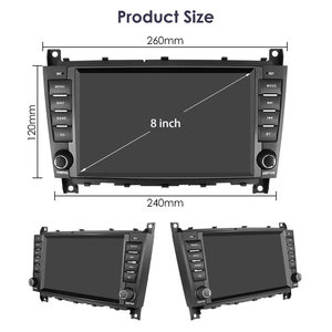 Lecteur DVD de voiture DOS 8 cœurs, <span class=keywords><strong>autoradio</strong></span> stéréo GPS WIFI, <span class=keywords><strong>petit</strong></span> écran, sans commande, pour Benz W203, coloré - Product Image 4