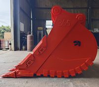 RSBM NM400 NM500 Baja Tahan Aus ZX360 Excavator Rock Bucket yang Diperkuat untuk Kondisi Ekstrem.
