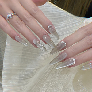 TikTok, superventas, uñas, gama alta, mariposa de otoño, Diamante brillante, Ojo de Gato, puntas de uñas sexis portátiles - Product Image 1