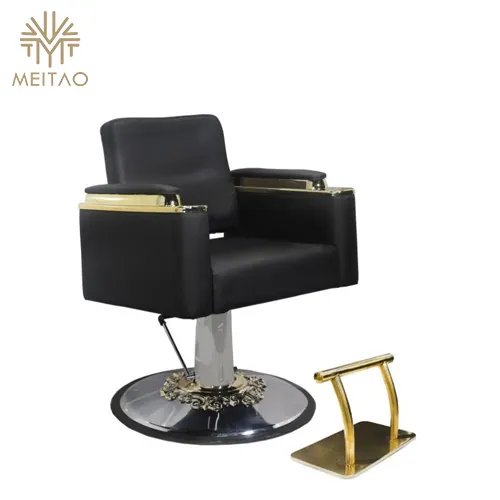 Le fauteuil de salon de coiffure haut de gamme utilise des matériaux sélectionnés et un savoir-faire exquis pour créer un design fonctionnel et élégant