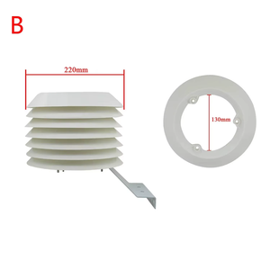 <span class=keywords><strong>Proyector</strong></span> de Estación Meteorológica <span class=keywords><strong>con</strong></span> Protección Contra Radiación Solar ABS y Soporte para Sensor de CO2 y Sensor de Humedad para Edificios de 3 a 20 Pisos - Product Image 2