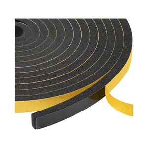 Bande d'étanchéité en <span class=keywords><strong>mousse</strong></span> de caoutchouc EPDM résistante aux intempéries, en forme de P/D, auto-adhésive, pour portes et fenêtres domestiques - Product Image 6