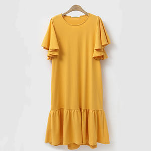 Vente en gros de <span class=keywords><strong>t</strong></span>-shirts amples et surdimensionnés en coton avec logo personnalisé pour dame <span class=keywords><strong>Robe</strong></span> en coton pour filles de couleur claire Chemise pour femmes <span class=keywords><strong>Robe</strong></span> <span class=keywords><strong>t</strong></span>-<span class=keywords><strong>shirt</strong></span> décontractée - Product Image 3