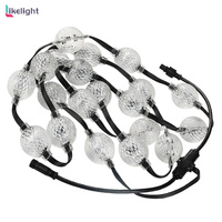 Lámpara de Bola de Cristal 3D con Píxeles Programables 360 °   Cortina de Luces LED RGB a Prueba de Agua para Discotecas, Iluminación Decorativa Mágica de Píxeles
