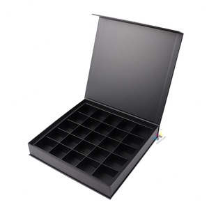 Boîtes en papier rigide personnalisables et écologiques pour chocolats, avec finition mate et fermeture magnétique dorée, vente en gros - Product Image 6