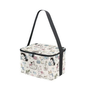 Bolsa de Almuerzo Portátil para Viajes, Diseño de Gato Adorable, Impermeable, Aislante, para Exteriores, Precio al por Mayor - Product Image 4
