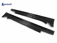 Kit carrosserie aérodynamique style PK en fibre de carbone avec spoiler de pare-chocs latéral et jupes latérales pour Maserati Ghibli 2014-2018 – Modification