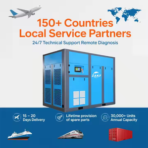 ZAKF CE認証380V50HZ 7.5HP 5.5KW固定速度レーザー切断用エアコンプレッサー - Product Image 4