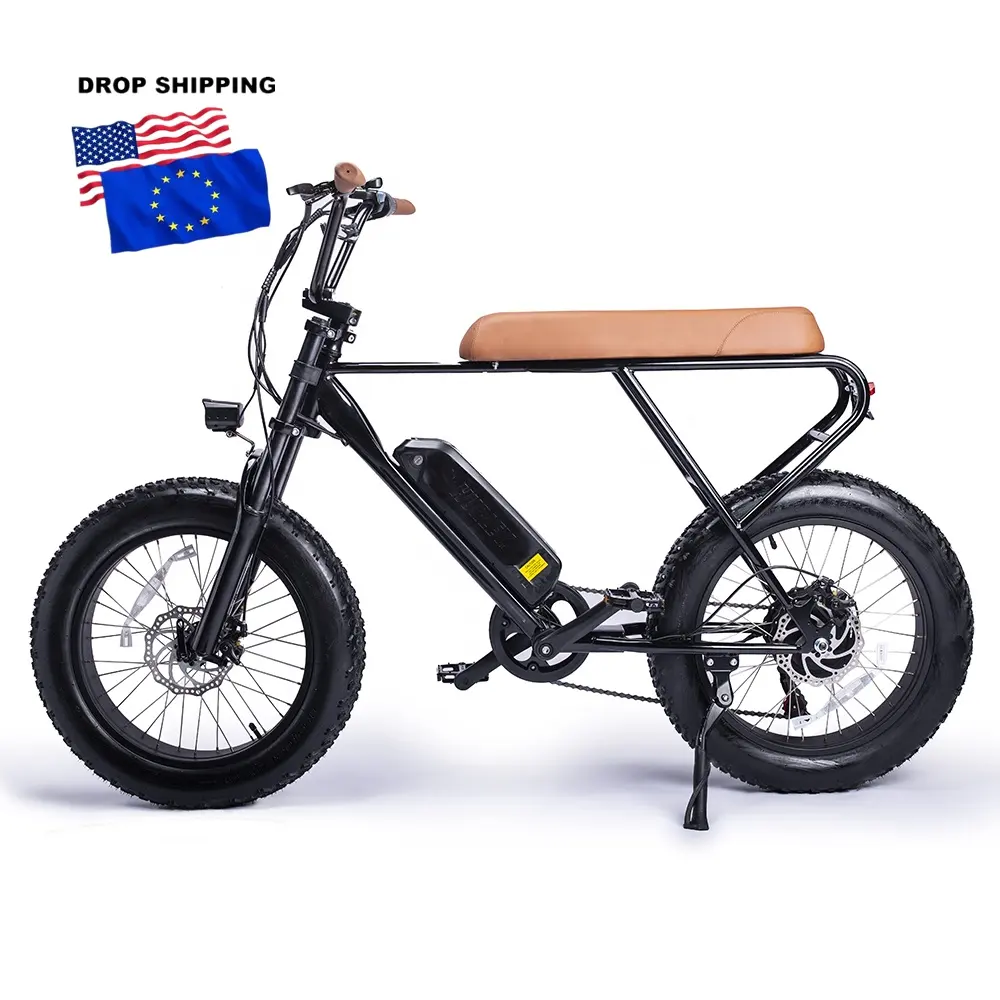 Electric Bicycle 1000 W Ebike 500 W Fat Tire Electric Bike 20" TRUE 1000W Electric E Bike Fat Tire