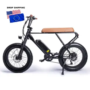 Sepeda Listrik 1000 W Ebike 500 W Ban Lemak Sepeda Listrik 20 "Benar 1000 W Listrik E Sepeda Ban Lemak