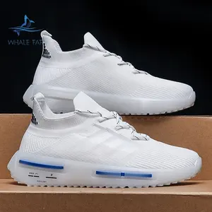 men rubber soles fashion sneakers custom walking style breathable sports shoes