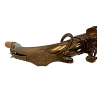 Beautiful Finished Chinese Manufacture Production Gold Lacquer Eb Tuning Alto Saxfon