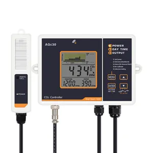 AGc30 Kohlendioxid monitor & Controller Zweikanalstrahl-NDIR-Erkennungs sensor CO2-Detektor für Gewächshaus