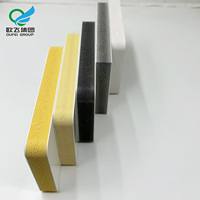 Panneau en mousse co-extrudée en PVC haute brillance, feuille de plastique imperméable pour décoration intérieure