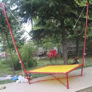 Petit trampoline à bungee pour enfants, matériau PVC, 2m*2m*4m, rouge <span class=keywords><strong>KALUEN</strong></span>, pour garçons et filles - Product Image 6
