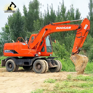 Confiabilidad probada Buenas condiciones de trabajo Excavadora usada Doosan 150W para la construcción - Product Image 3