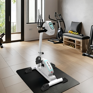 Mini bicicleta de <span class=keywords><strong>ejercicio</strong></span> de resistencia ajustable para ciclismo, uso doméstico, ejercitador de Pedal de brazo y pierna con pantalla LCD - Product Image 6