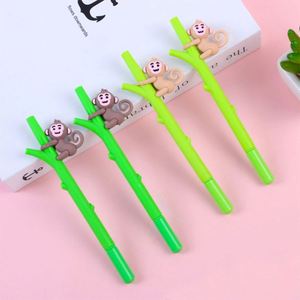 Bolígrafo de Gel de Plástico con Diseño Creativo de Mono Abrazando un Árbol, Tinta Azul, Logotipo Personalizado, para Eventos Corporativos, Publicidad, Niños - Product Image 2