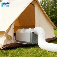 Aire Acondicionado Portátil Pequeño para Exteriores T1 con una Sola Manguera, Aire Acondicionado Solar para Acampar