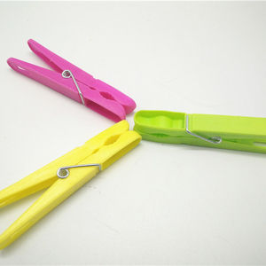 Clavijas de plástico multicolor para ropa <span class=keywords><strong>Laudary</strong></span>, alfileres colgantes de tela para línea de ropa, Clips para bolsas para colgar bolsas - Product Image 2