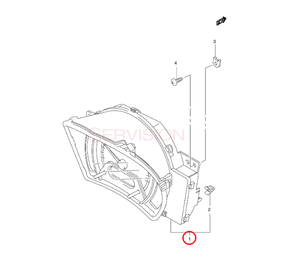 แผงหน้าปัด34100-62L10-000ของ Nicegoods สำหรับ Changan suzuk-I New Alto - Product Image 3