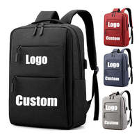 Sac à dos pour ordinateur portable Oxford avec port de charge USB et poche intérieure pour les voyages d'affaires et les trajets quotidiens, logo personnalisé